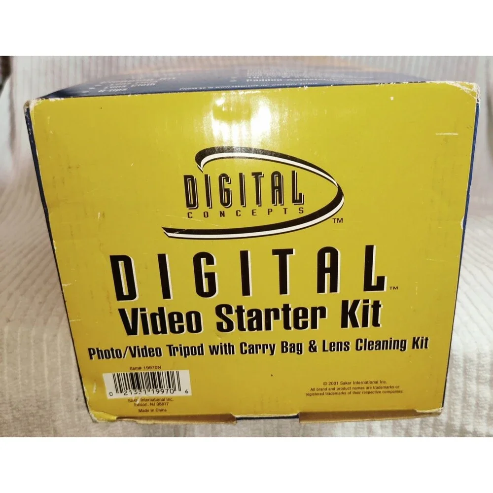 VIDEO/PHOTO TRIPOD & CAMERA Starter Kit Extends to 47